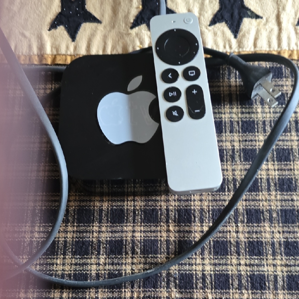 Apple Streaming Device with Remote - Black and Silver